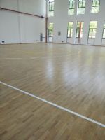 篮球场馆体育木地板案例-兰溪市外国语小学